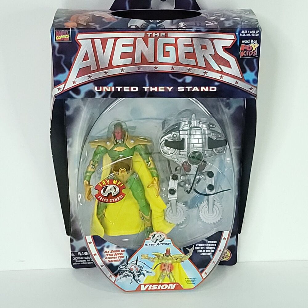 Vision - 1999 Toybiz The Avengers United They Stand Marvel Comics NEW